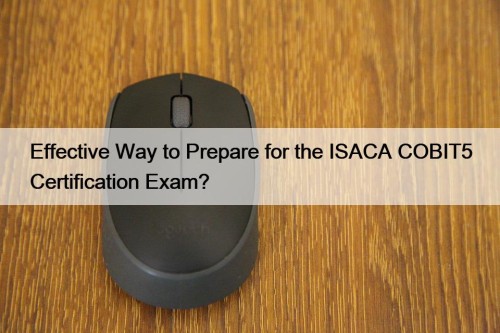Effective Way to Prepare for the ISACA COBIT5 ...